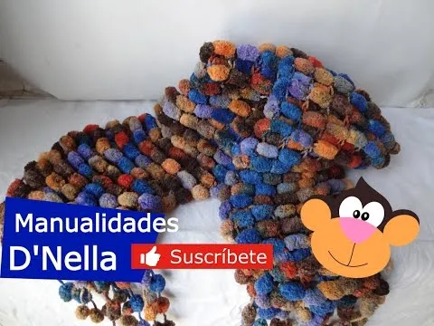 Bufandas:Manualidades para el dia de la Madre-By:"Taller Nella ...