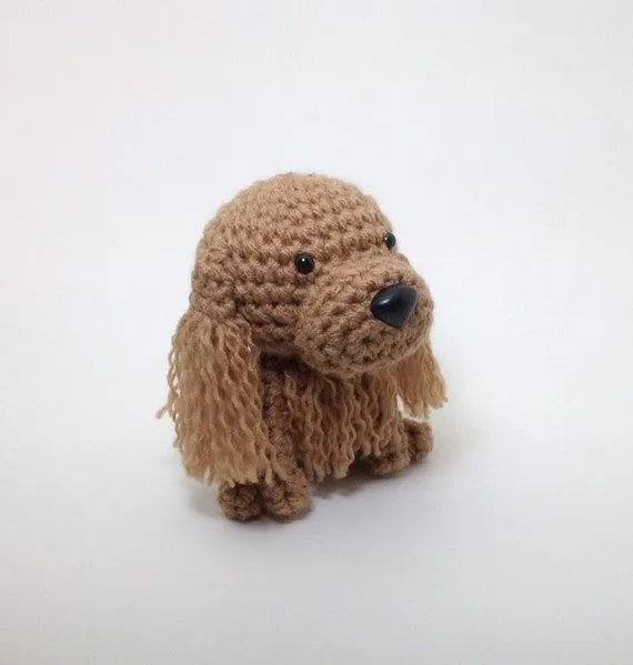 Buff Amigurumi perro Cocker Spaniel de peluche por Inugurumi