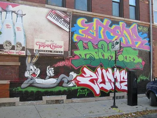 Bugs Bunny Graffiti Mural - a photo on Flickriver