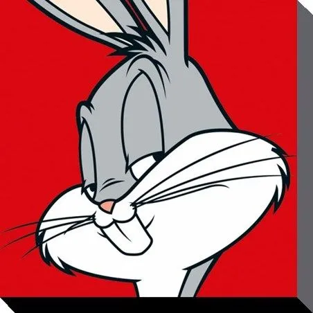 Bugs Bunny, Looney Tunes Canvas: 40cm x 40cm - Buy Online