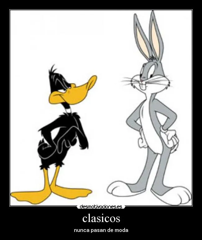 Bugs Bunny El Pato Lucas Porky El Correcaminos El Coyote Silvestr ...