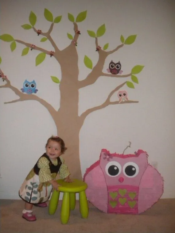 Buho Piñata de cumpleaños para su niño o niña por VivaLaFiesta