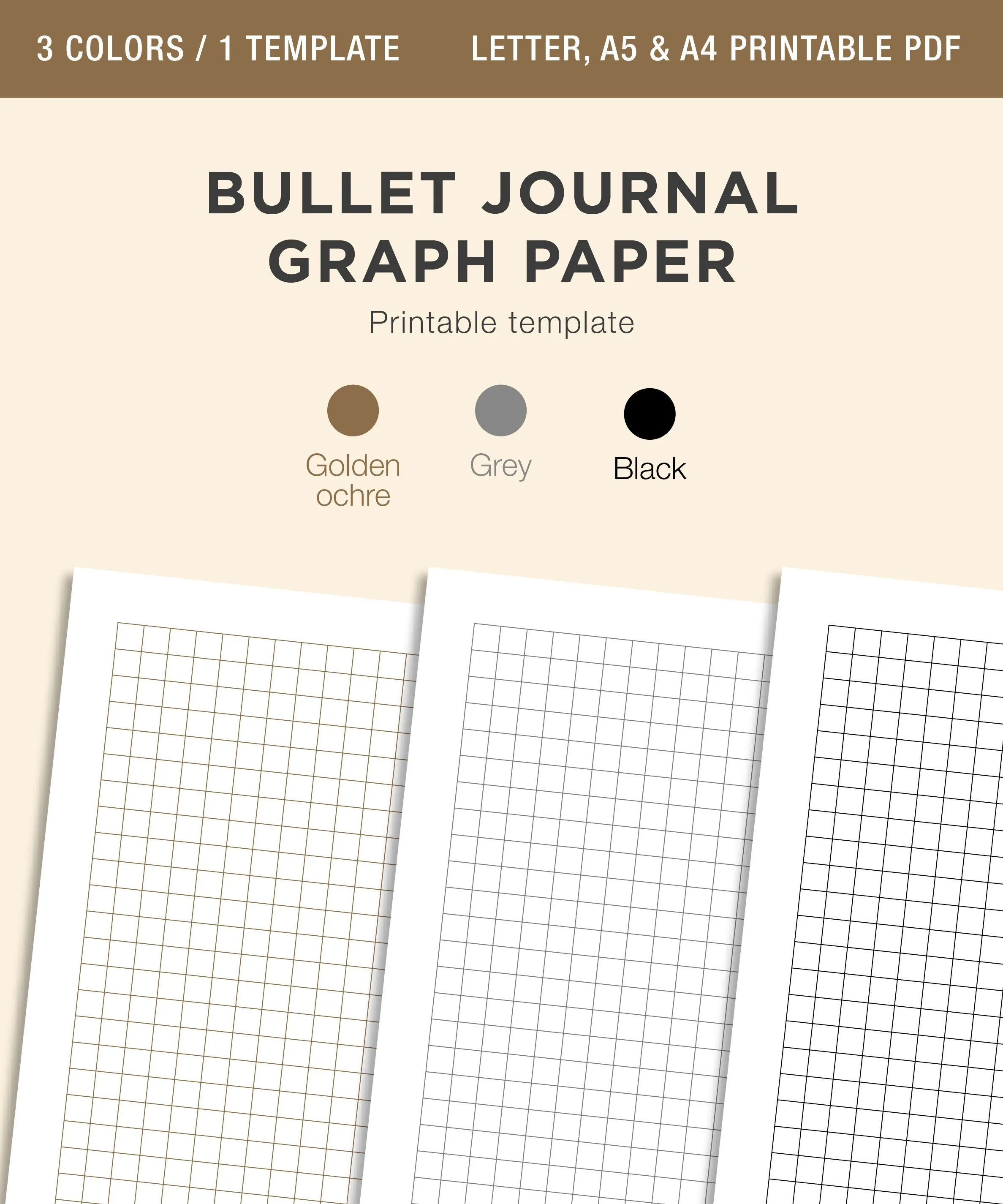 BULLET JOURNAL Gráfico Papel Páginas numeradas de Papel - Etsy México