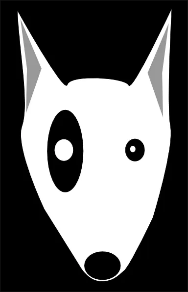 Caricatura de bull terrier ingles - Imagui