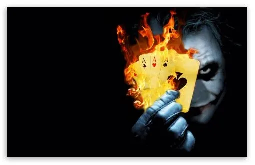 Burning Poker Joker HD desktop wallpaper : High Definition ...