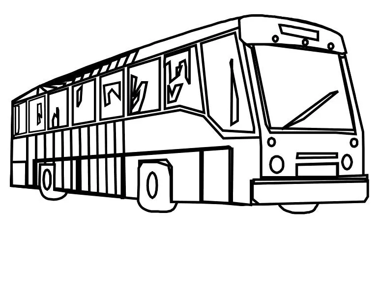 Bus Coloring Pages - ClipArt Best