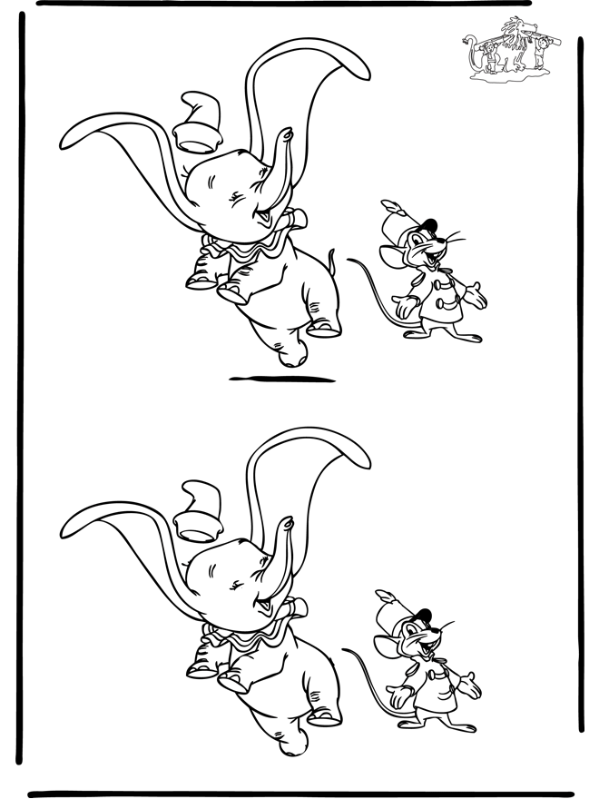 Dibujos.org / Manualidades / Puzzle / Busca las 10 diferencias 6