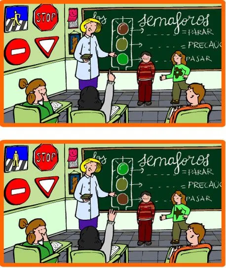 Buscar la diferencia entre dos imágenes - Imagui