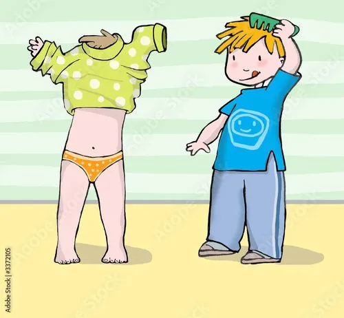 Buscar fotos: vistiendose