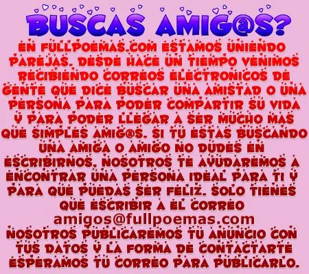 Busco amigos