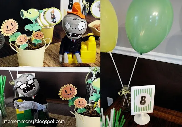 BUSCO IDEAS PARA FIESTA TEMATICA PLANTAS VS ZOMBIES A CAMBIO DE ...