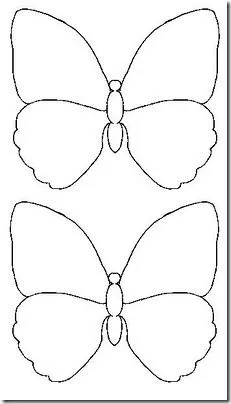 Busco Imágenes: moldes mariposas para foamy, fieltro, etc