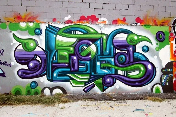 Bushwick graffiti with Phetus, Pase, Shank, Yes1, D-Virus and more.