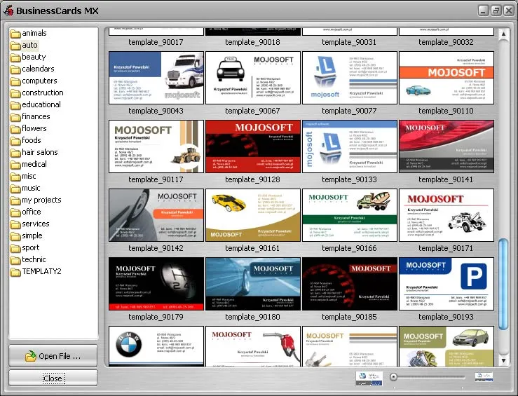 Diseña tus propias tarjetas de visita BusinessCards MX full ...