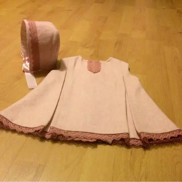 Cosas de Butterflies: DIY vestido y capota niña para Maratón Telaria
