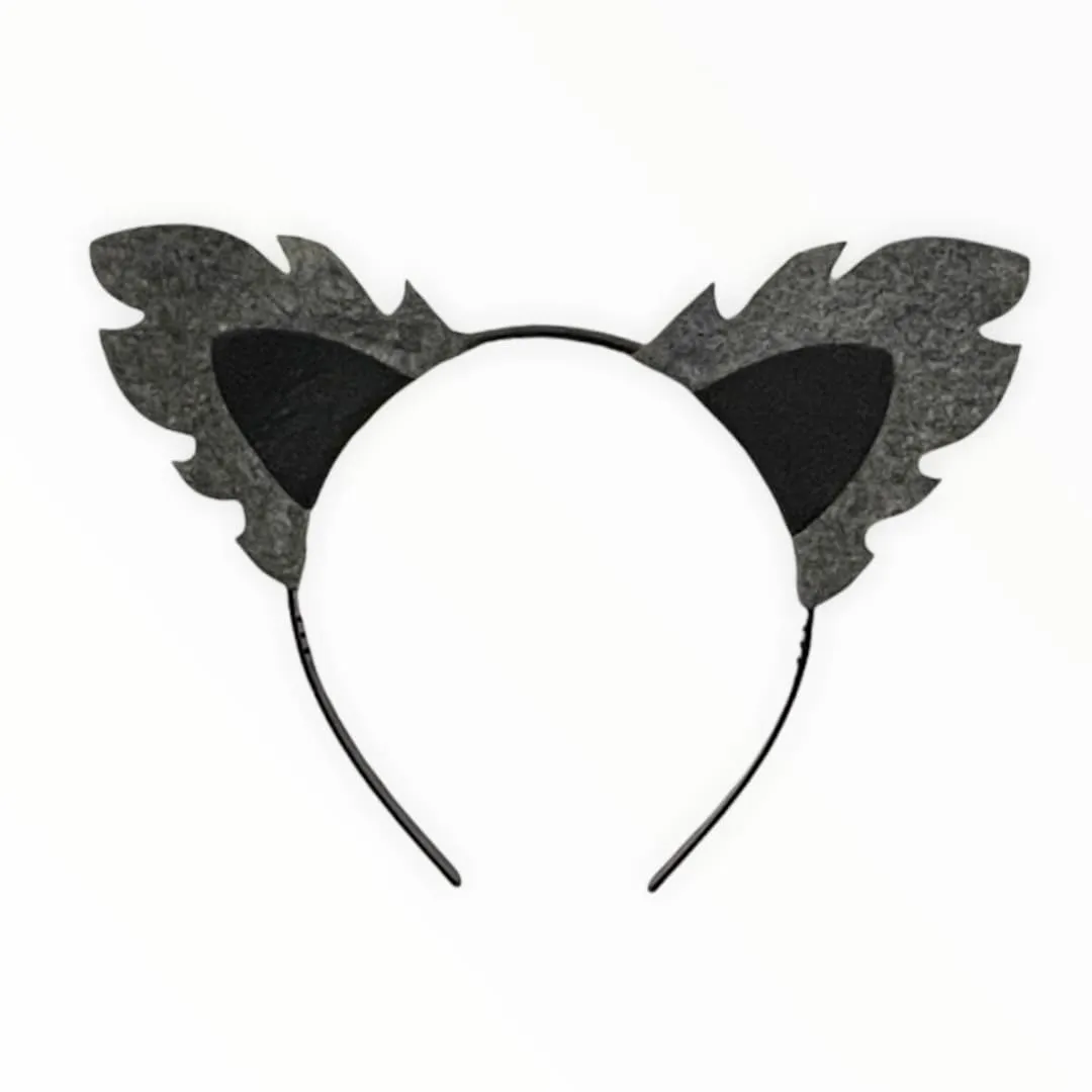 Buy Grey and Black Wolf Ears Headband Birthday Party Favors Online in India  - Etsy