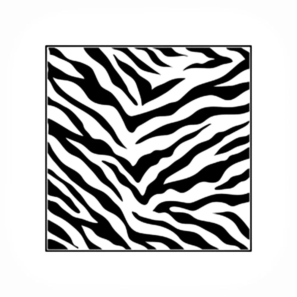 BUY Stencil 6X6 Zebra Print