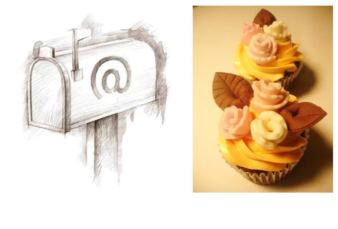 Buzón de mail (Archivo) & Cupcakes by Lady Cupcakes.