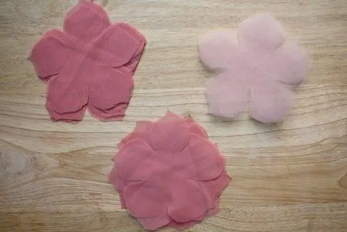 BYOV: bring your own vegetables: How To: Chiffon and Tulle Flower