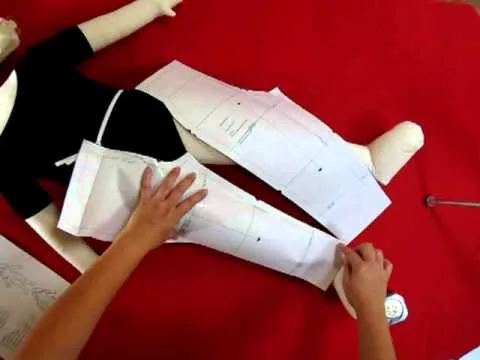 C005 medidas de la persona vs molde del pantalon - YouTube