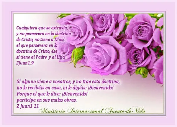 Flores diferentes con textos biblico - Imagui