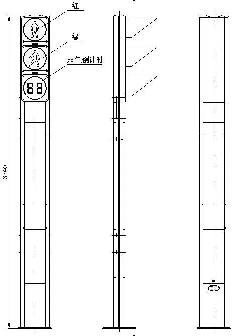 c3 led de señal de tráfico poste de luz-Semáforos-Identificación ...