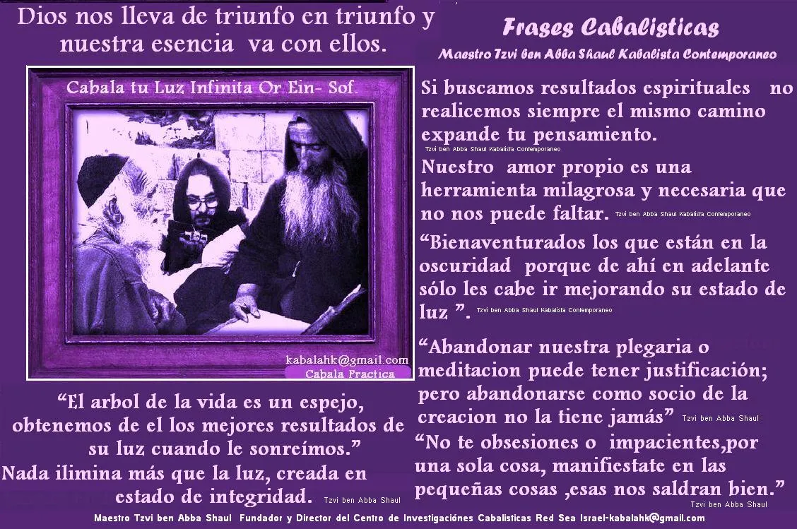 Cabala frases y reflexiones.con alma propia. | Maestro Tzvi ben ...