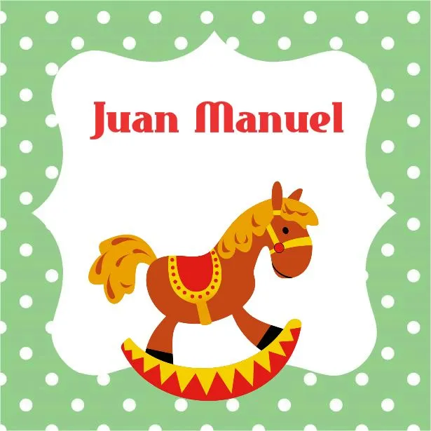 Caballitos de juguete para Juan Manuel. | Ciruela Eventos