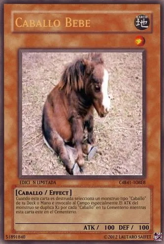 Caballo Bebe - Wiki Yu gi oh Fan cards