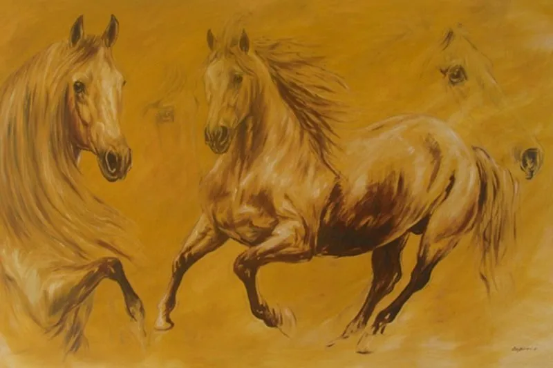 Caballos Corriendo Carlos Alberto Masso PINTOR DE CABALLOS ...