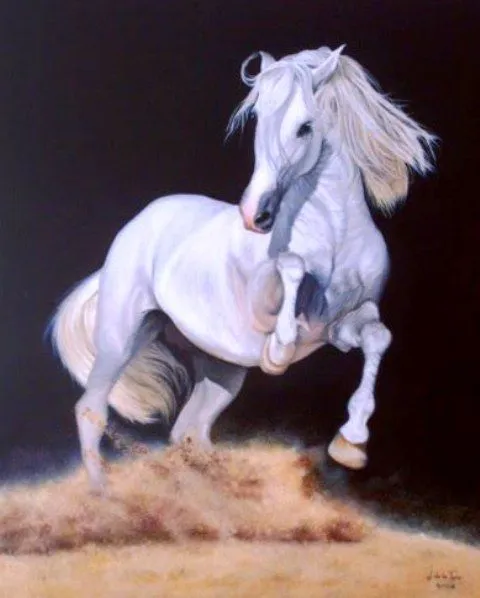 CABALLOS SALVAJES ÓLEO | Pinturas al Óleo