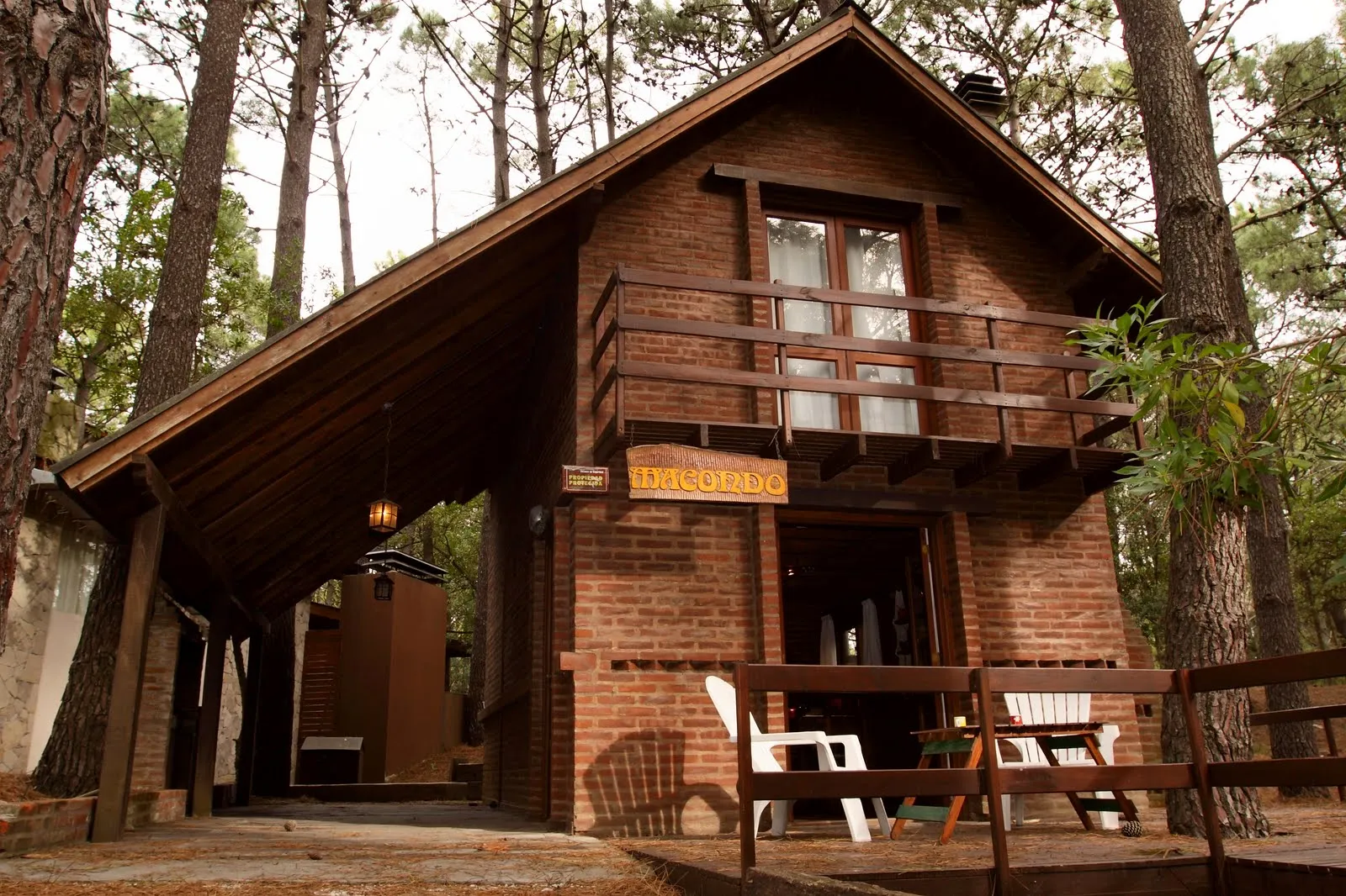 cabaña macondo: una cabaña en el bosque