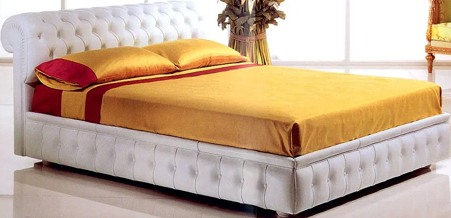 Cama de piel clasica Chester en Portobellostreet.es