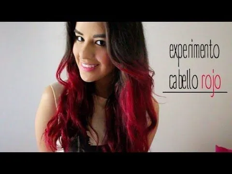 Cabello rojo oscuro (Experimento + tips) - YouTube
