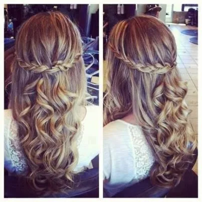 cabello-trenza-ondas-crespos | Peinados | Pinterest