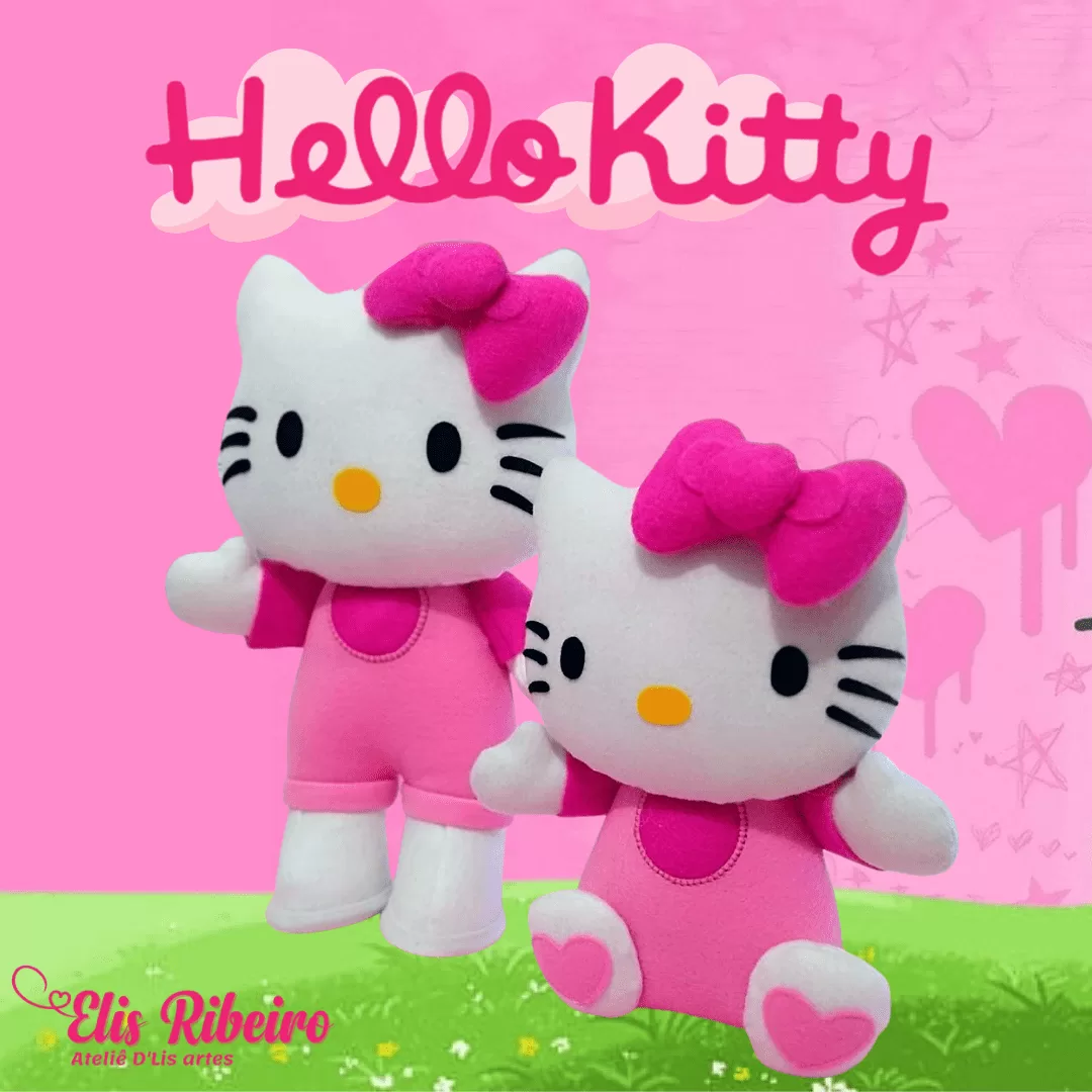 Caderno de Moldes Hello Kitty | Elis Ribeiro