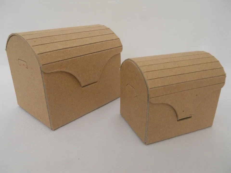 Caja Carton Cofre Grande 9.5x7x8.5 | Feylo