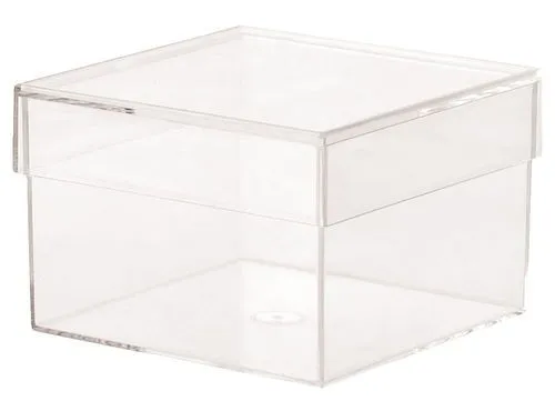 Caja de plástico - Cuadrada (75 x 75 x 50 mm) - Opitec