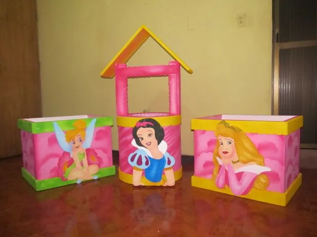 Imagen de cajas para fiesta de princesa - Imagui