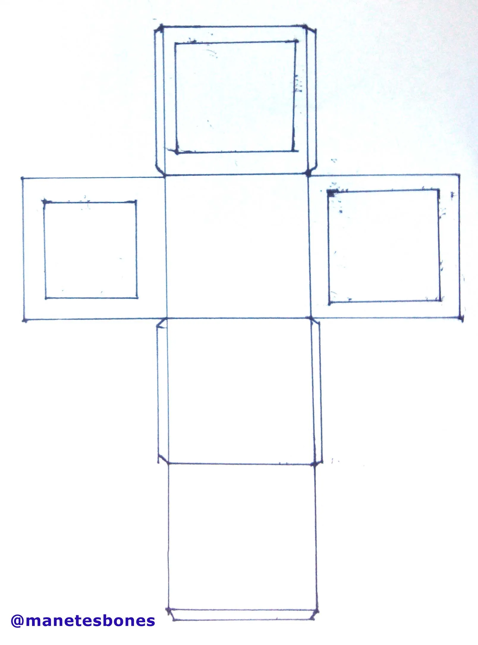 Cómo hacer una caja para regalos con una cartulina | Manetes Bones