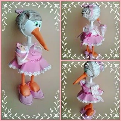 La Caja de Retales: FOFUCHA CIGÜEÑA NIÑA