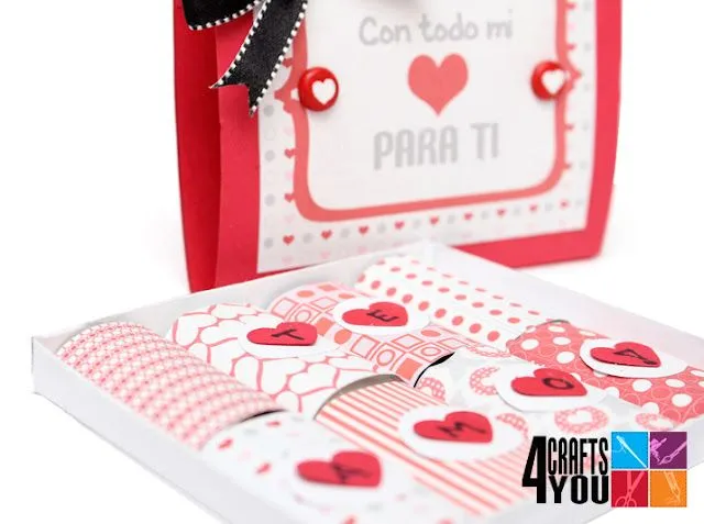 caja san valentin | Aprender manualidades es facilisimo.