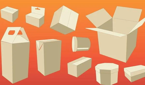 Cajas de Carton | Vectores Gratis
