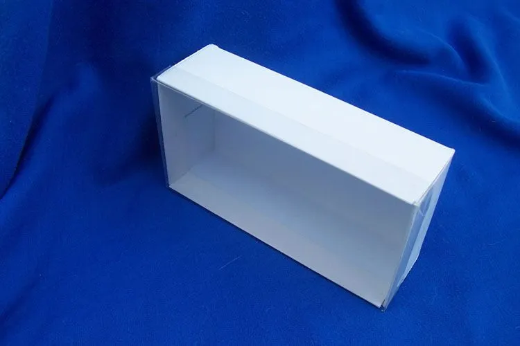 Cajafix - Cajas transparentes - Cartulina blanca