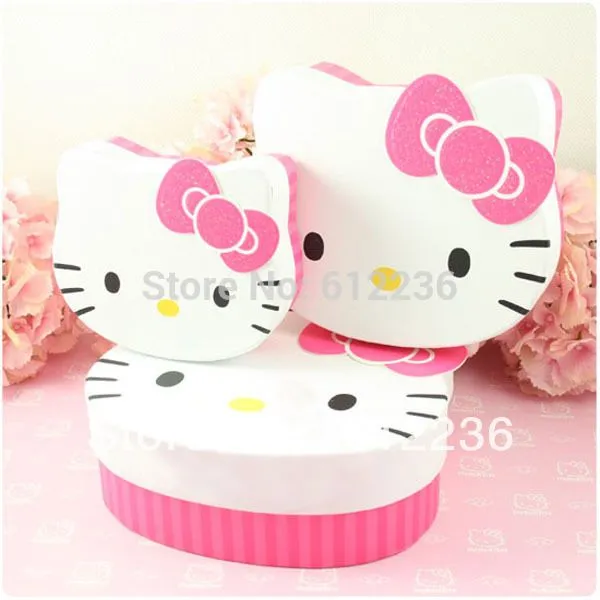 Como hacer cajas de Hello Kitty - Imagui