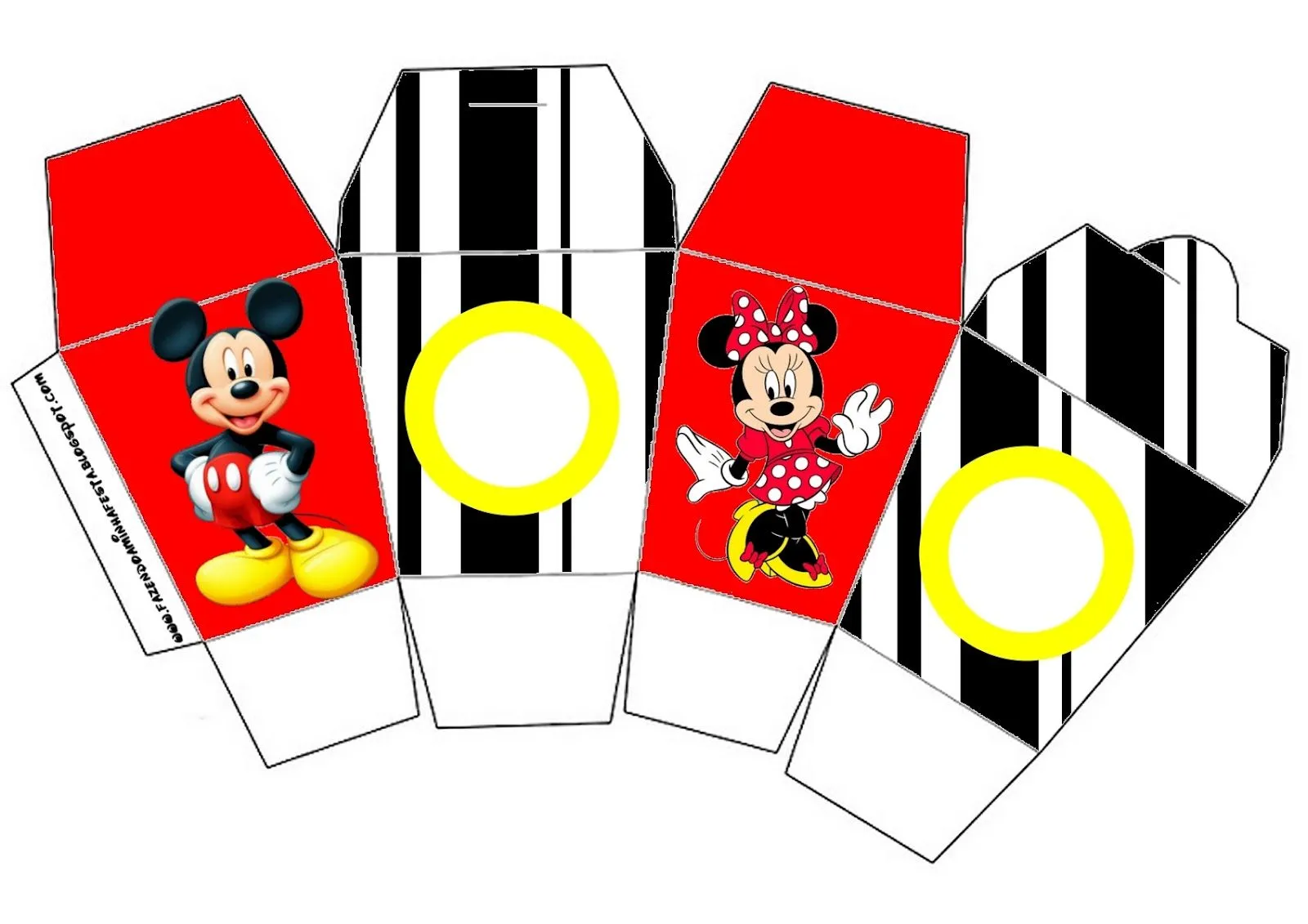 Cajas para imprimir gratis, de Minnie y Mickey. - Ideas y material ...