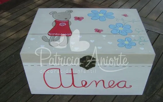 Cajas decoradas para bebé - Imagui