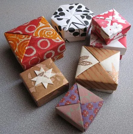Cajas origami
