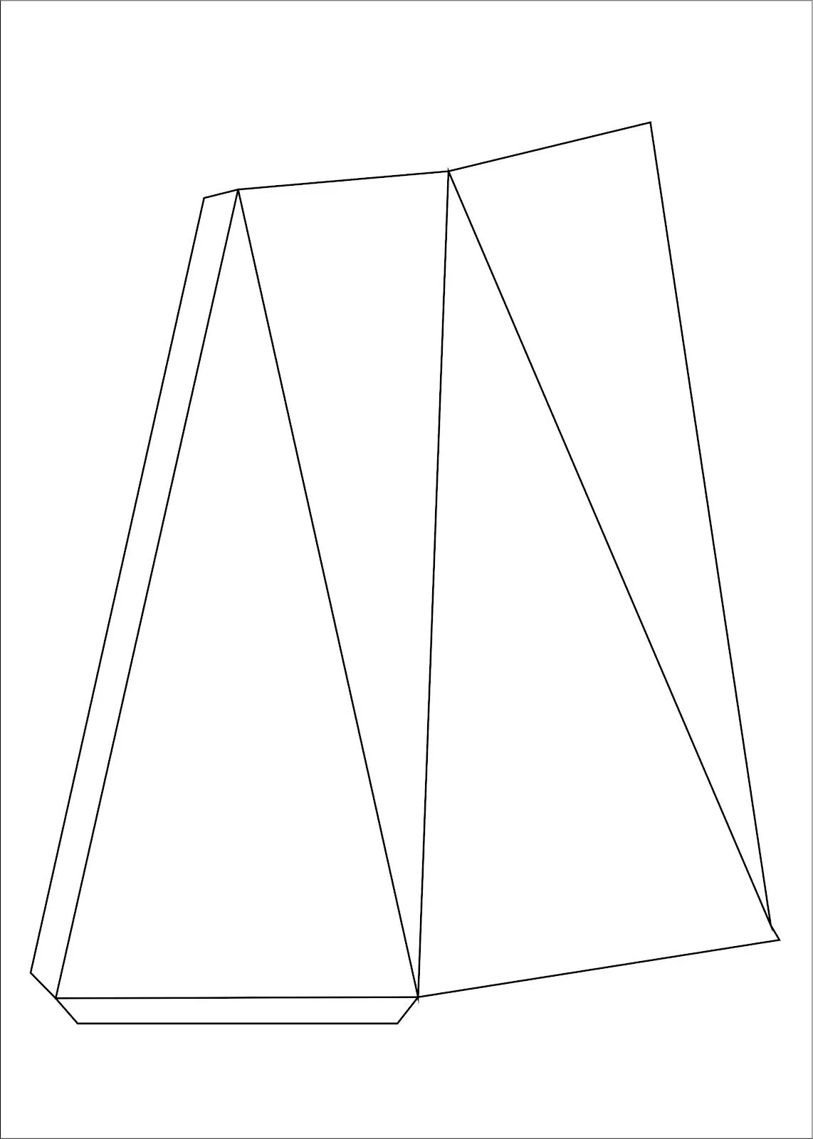 Como hacer cajas triangulares - Imagui