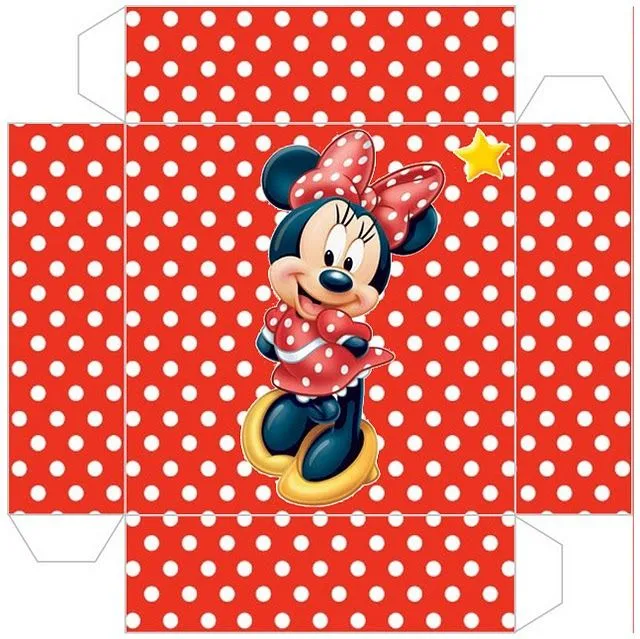 Cajita - invitación de Minnie y Mickey. - Ideas y material gratis ...